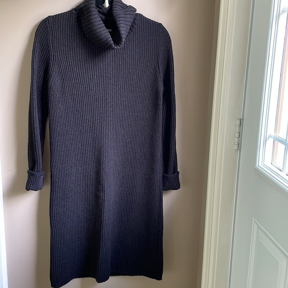 Cabi uptown dark brown sweater dress - Picture 3 of 6